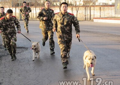 呂梁消防再投五萬元購置搜救犬訓練器材