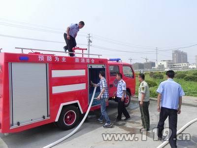 泗縣消防新購消防車