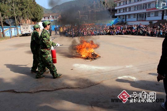 消防演練現(xiàn)場(chǎng)