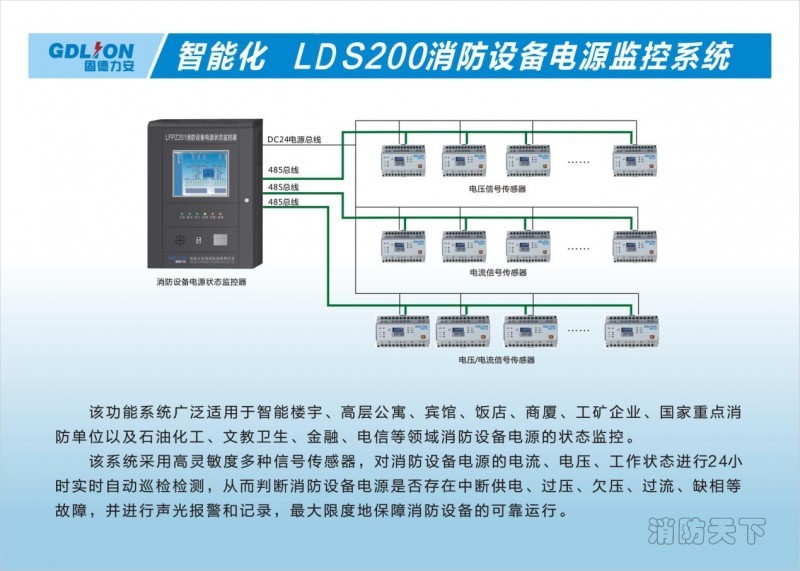 LDS200消防設(shè)備電源監(jiān)控系統(tǒng)